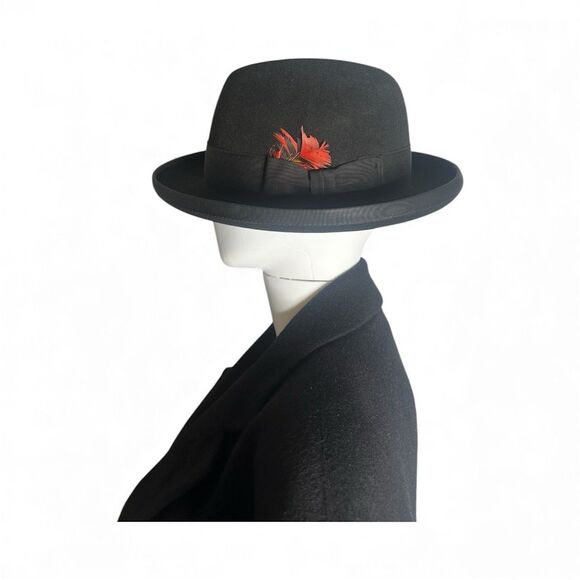Vintage Biltmore Imperial Wool Hat Film Noir Editorial Detective Classic Era - Picture 1 of 9